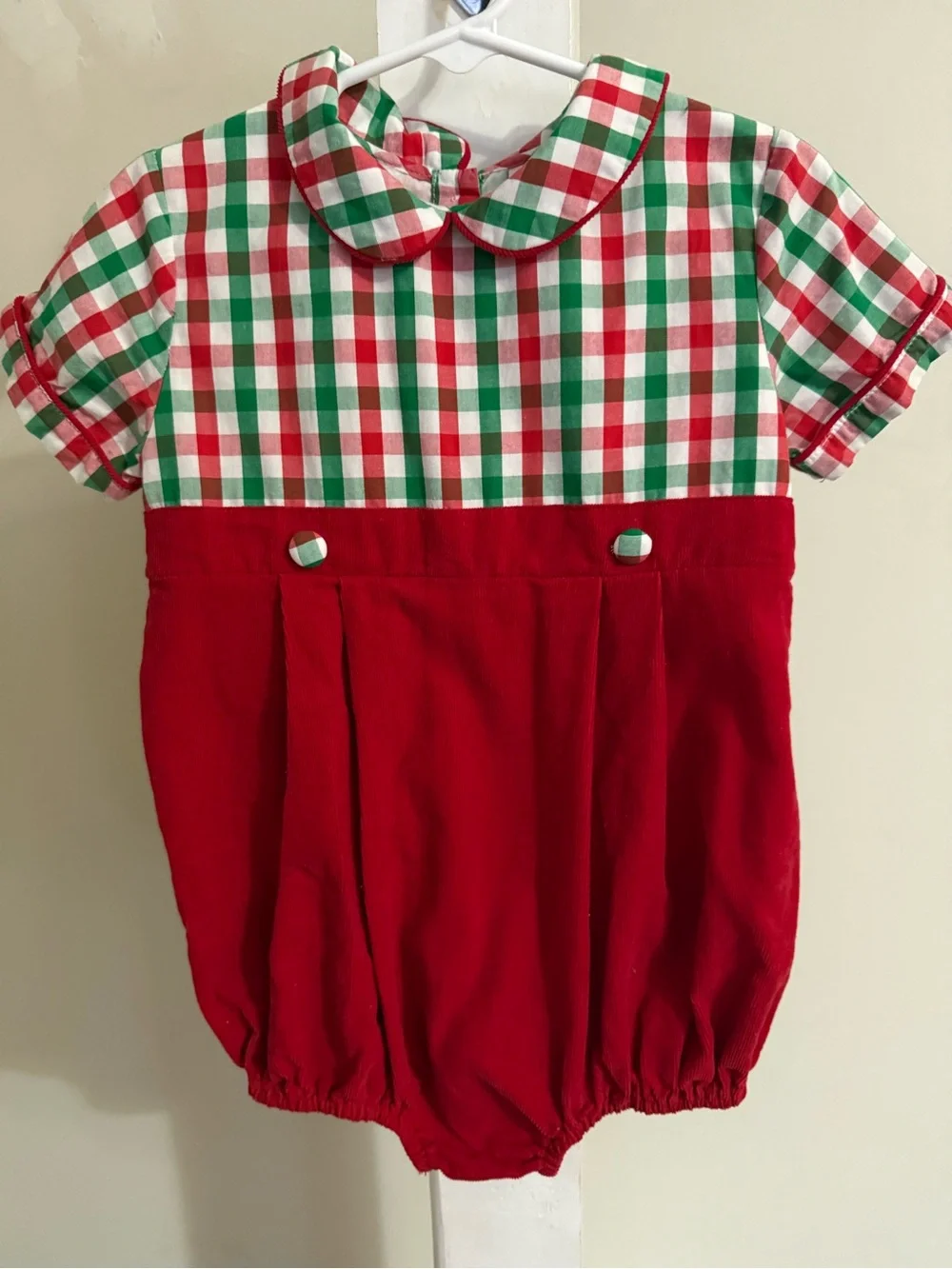 The Smocking Place Holiday Romper